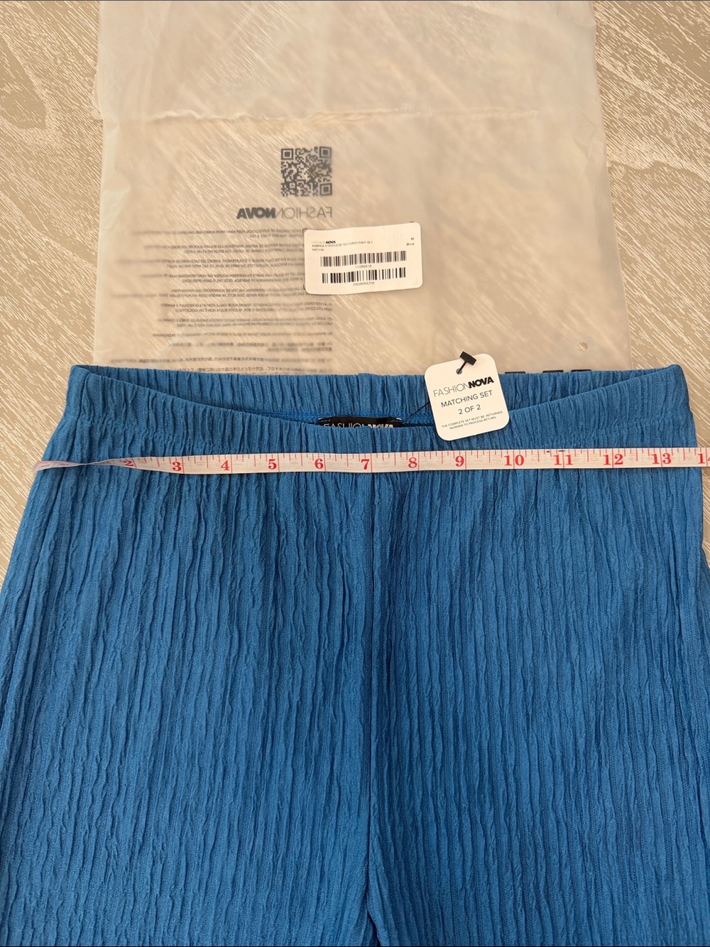 Sabrina Strapless Textured Pant Set - Picture 6 of 11